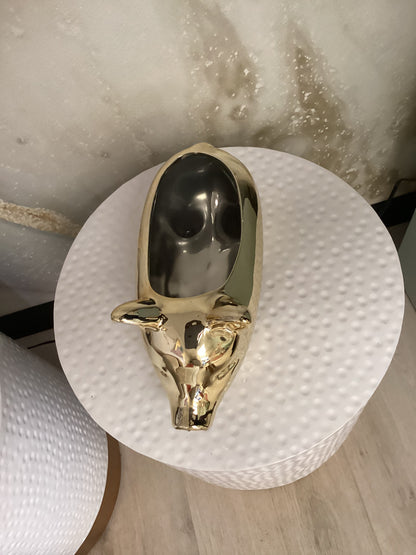 Golden Pig Table Decor