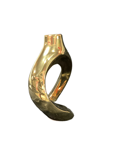 Gold Abstract Vase