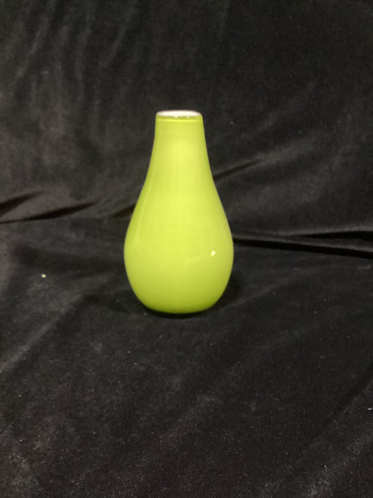 Small lime green decor vase -8068