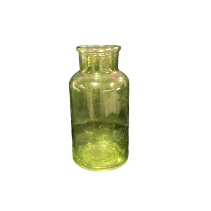 Green Glass Vase