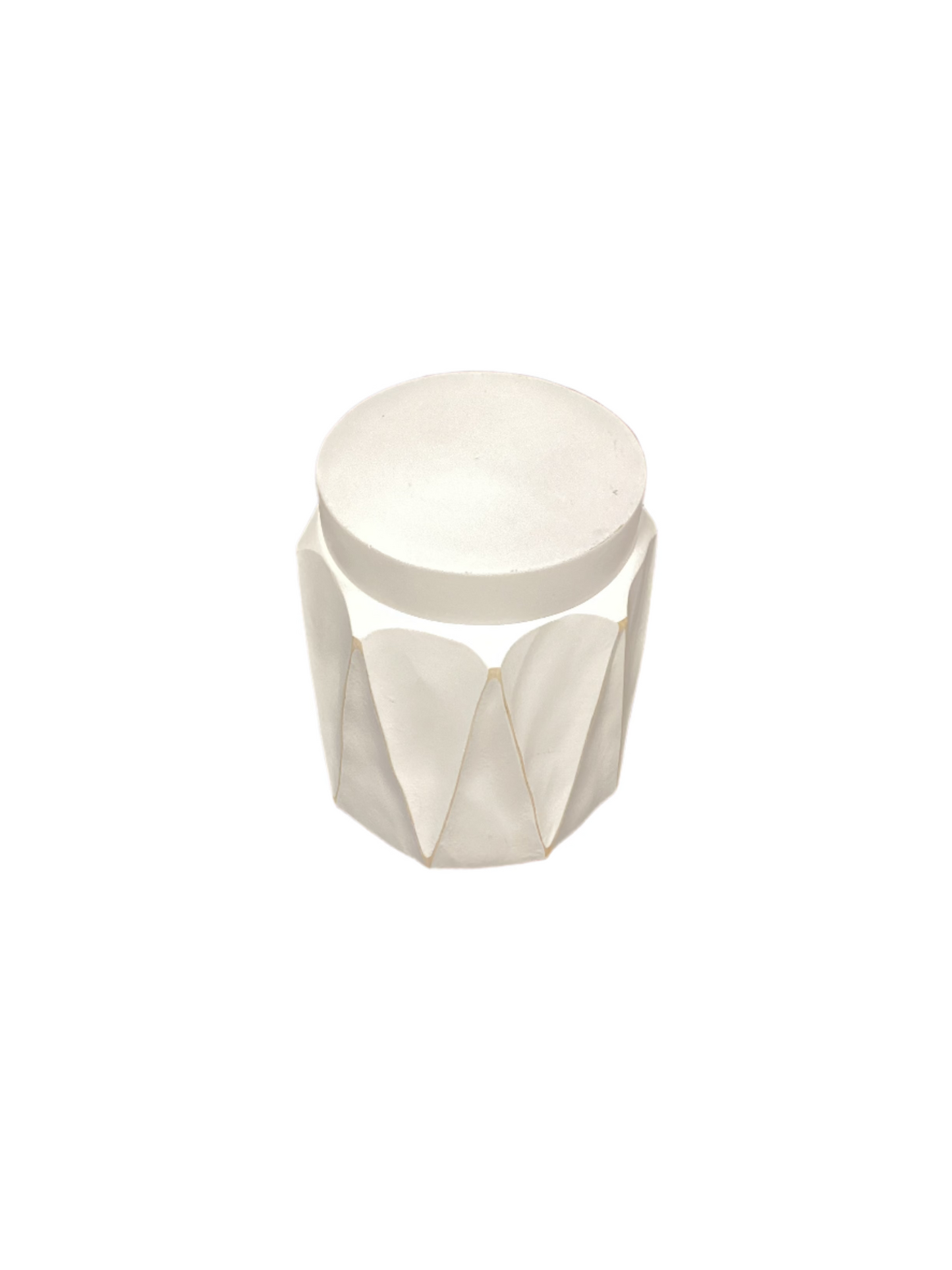 Wooden vase with lid-8083