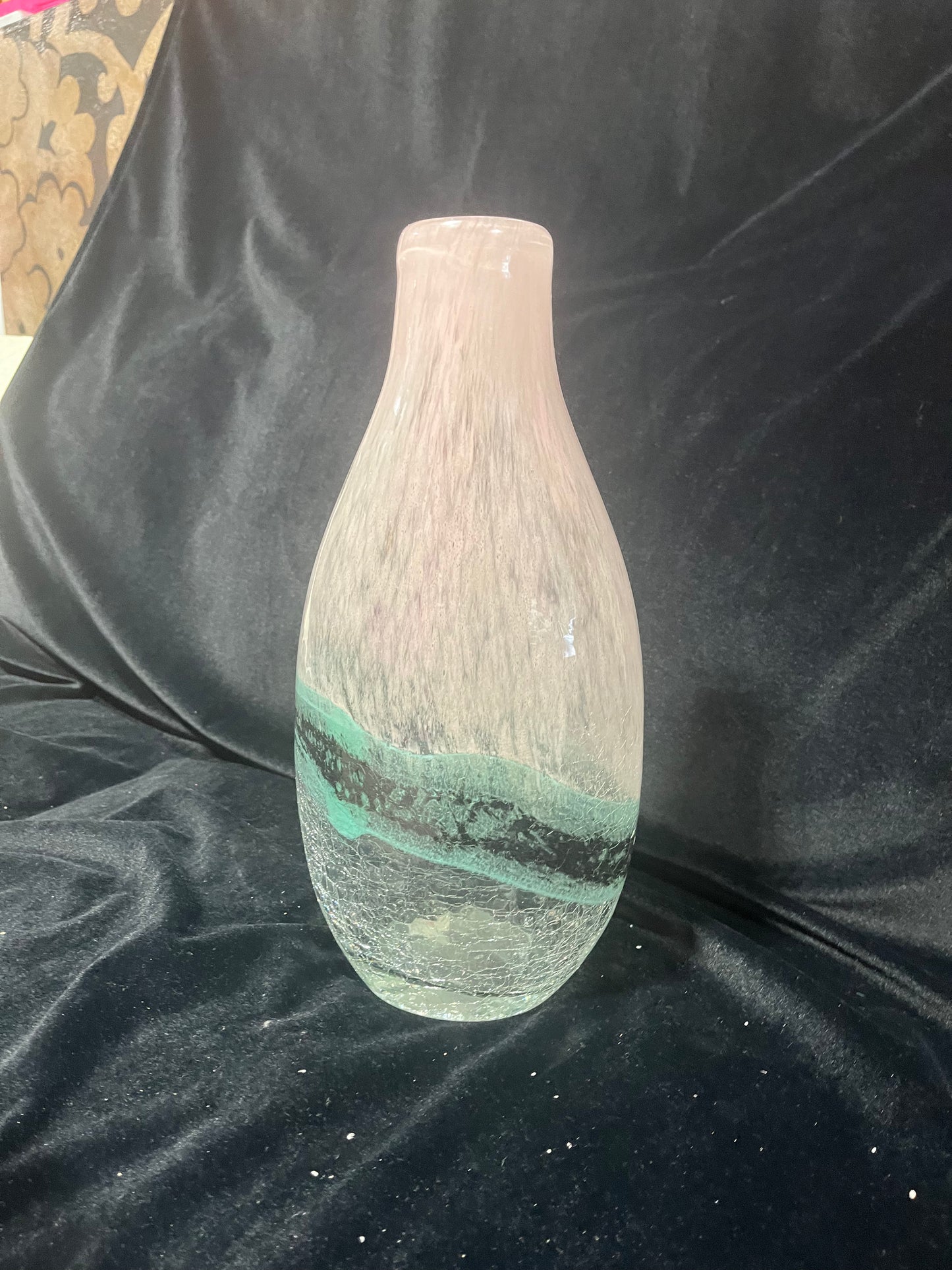 Mutli color crystal vase -8056
