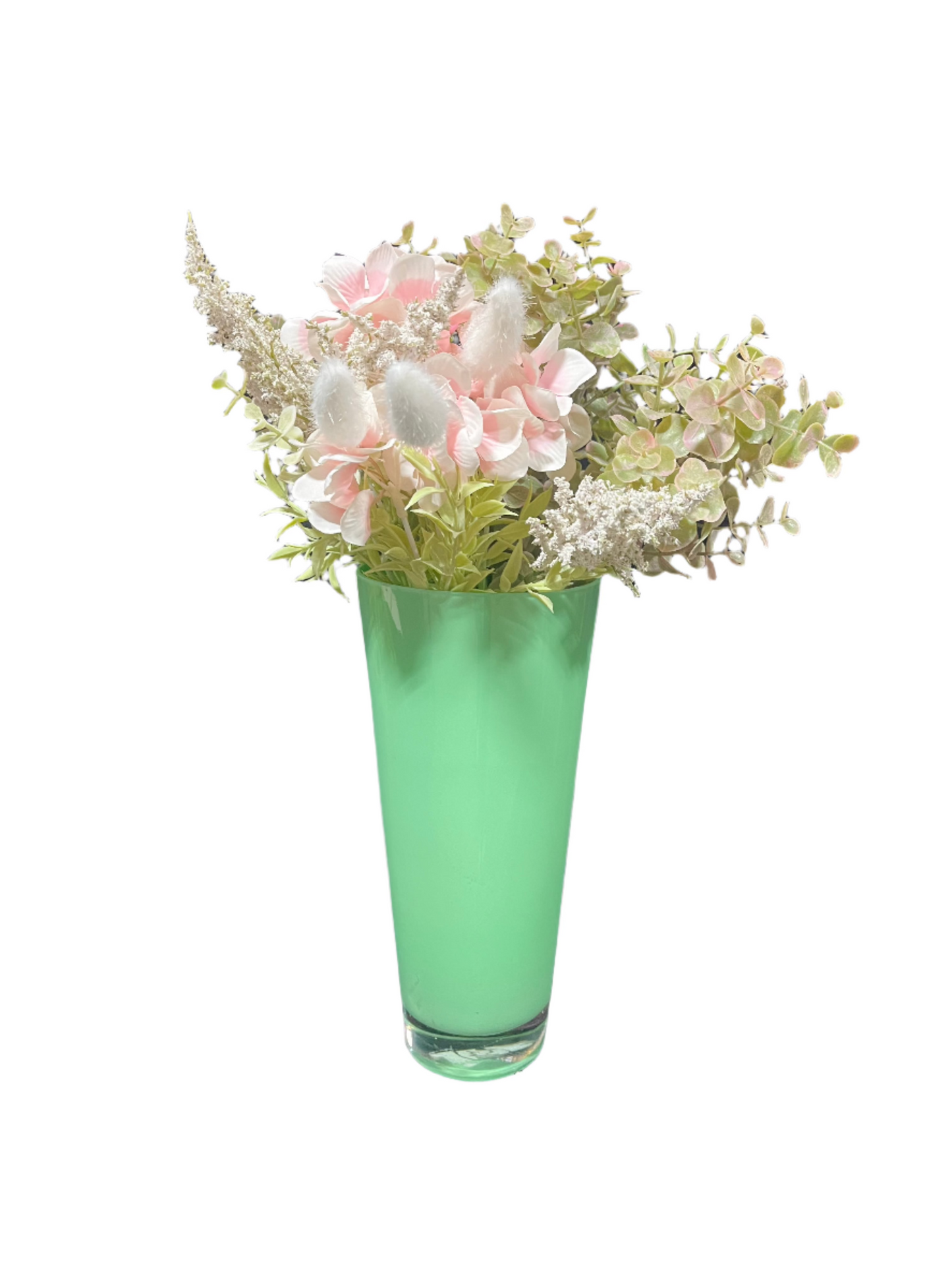 Glass Green Decor Vase-8025