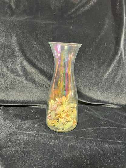 Florescent glass vase -open box-8022