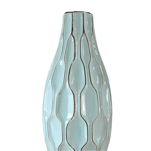 Teal Decorative Vase-8074