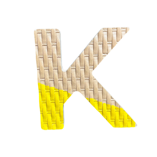 Wooden letter “K”