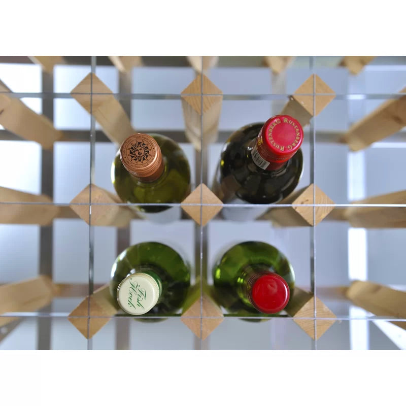 12 Bottle Wooden Wine Rack