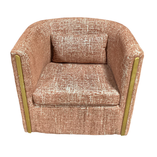 Rust Swivel Chair - Local Pick Up or Local Delivery Only