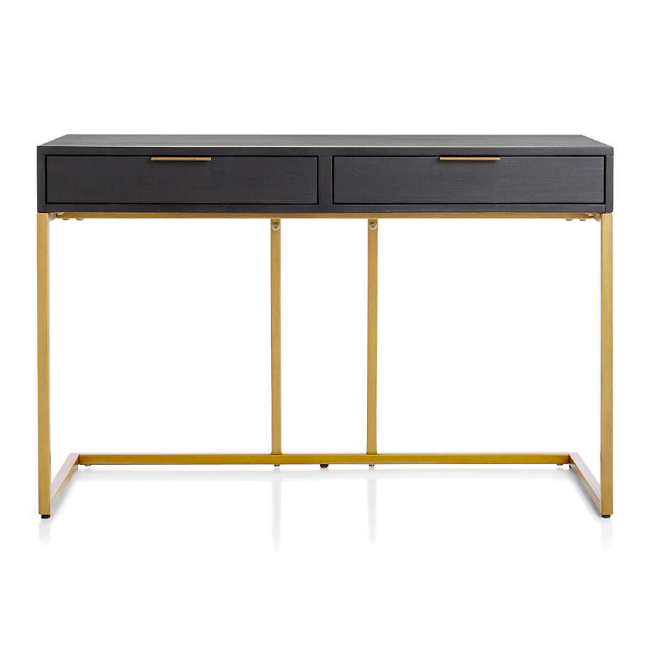 Black &  Gold Desk