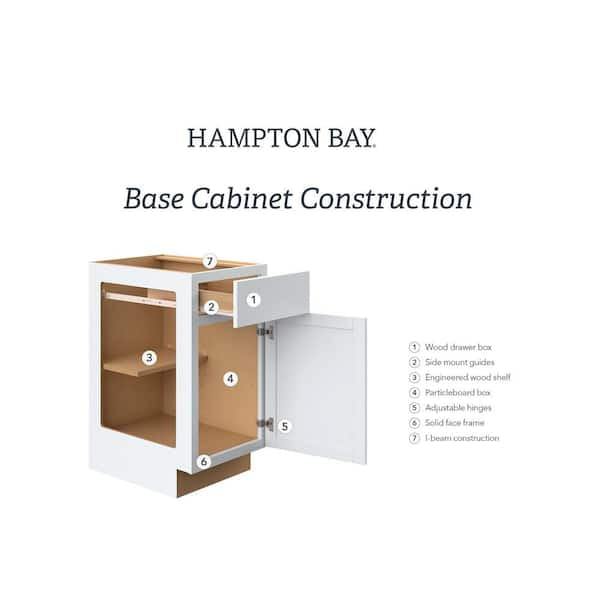 Hampton Bay Kitchen Cabinet-Open Box