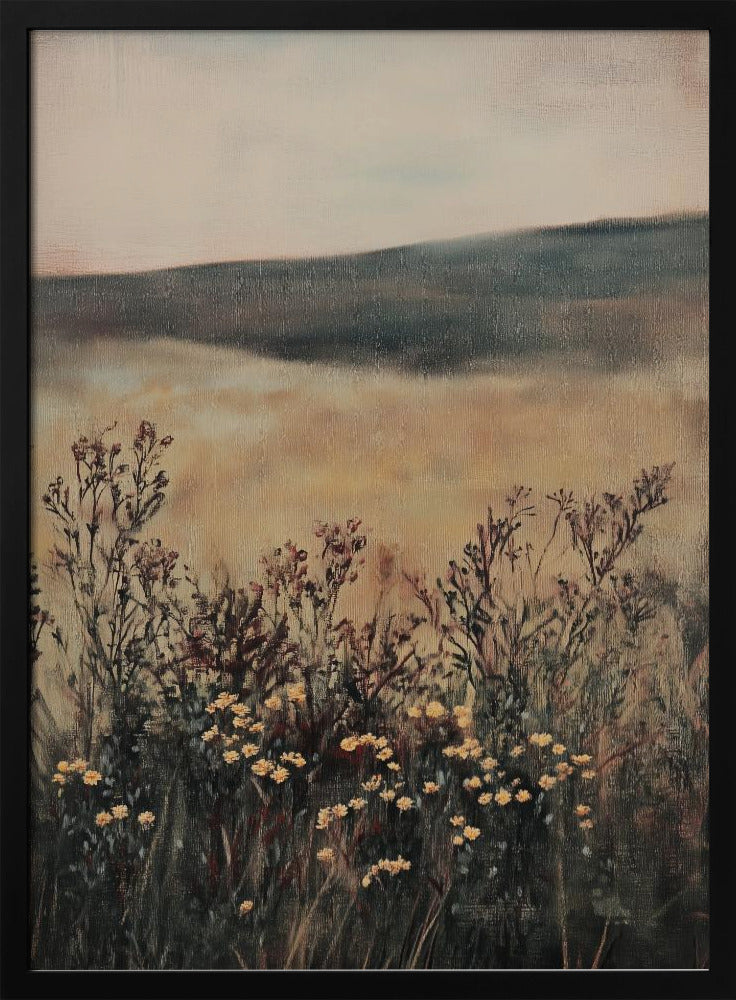 Landscape Flower Wall Art - 18” x 24”
