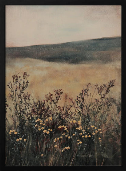Landscape Flower Wall Art - 18” x 24”