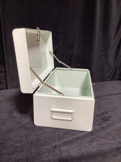 Mint Metal Storage Bin- Local Pick Up Only