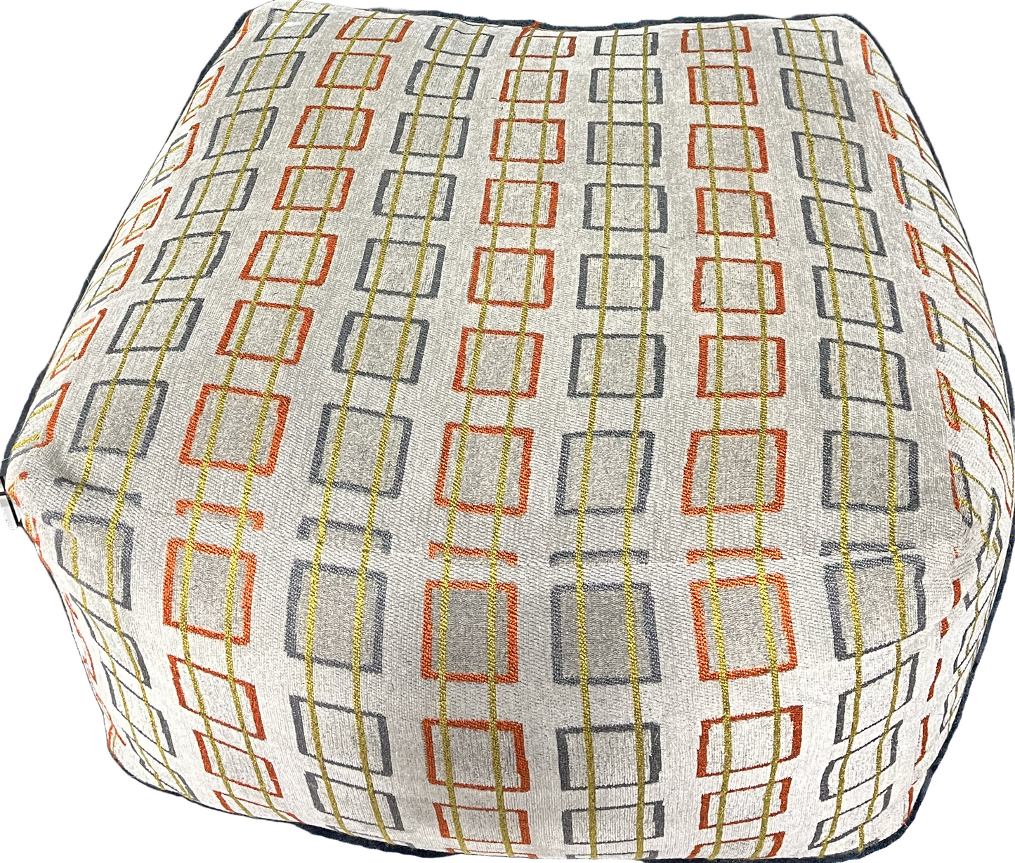 Multi Colored Pouf Ottoman