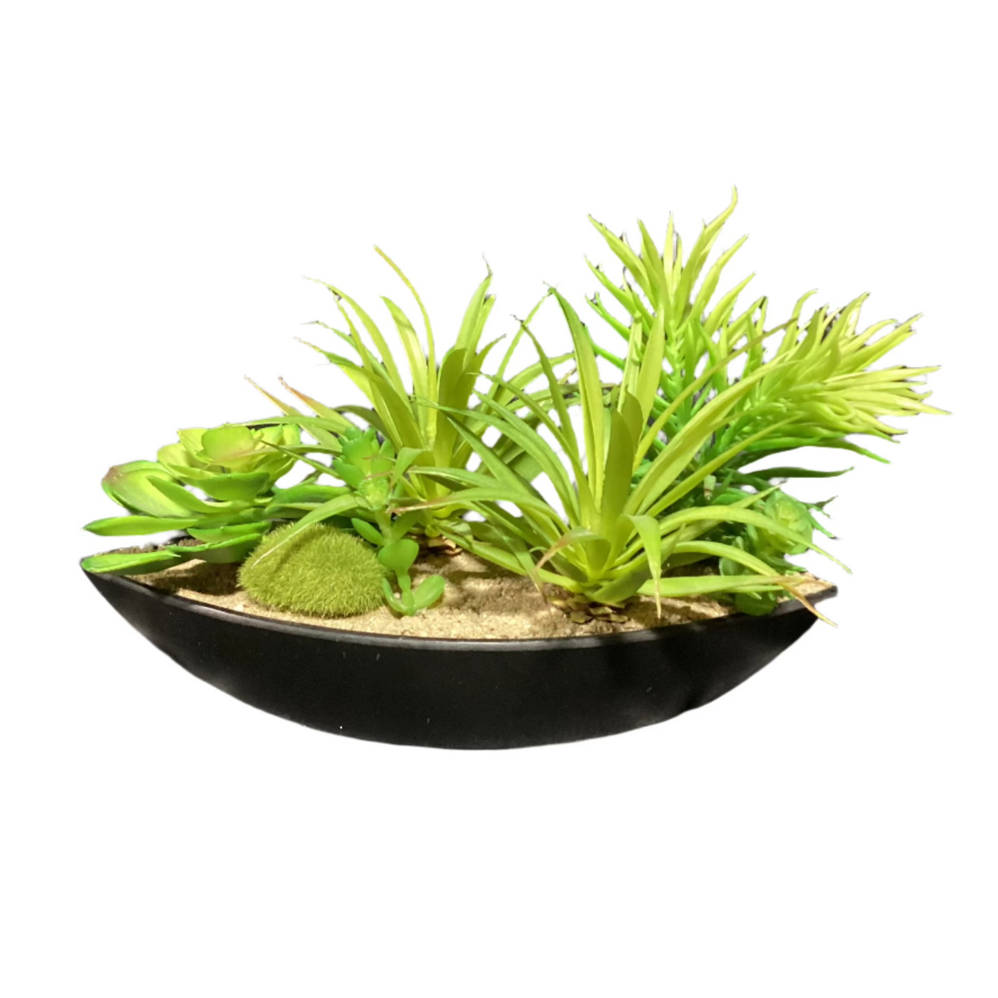 Faux Succulent Boat-8131