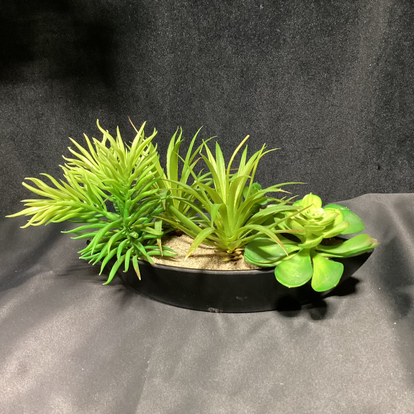 Faux Succulent Boat-8131