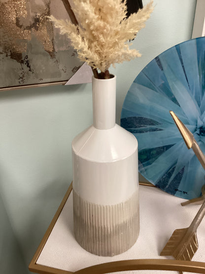 Textured Tin planter Vase-8077