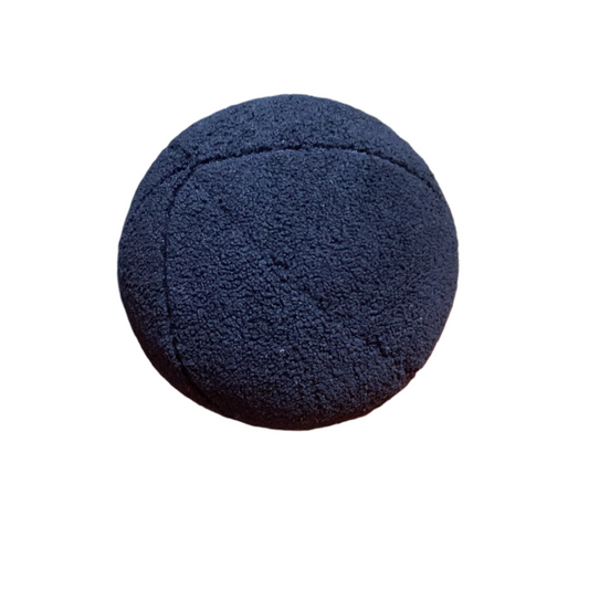 Black Round Pillow