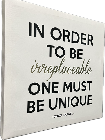 Irreplaceable Coc Chanel quote