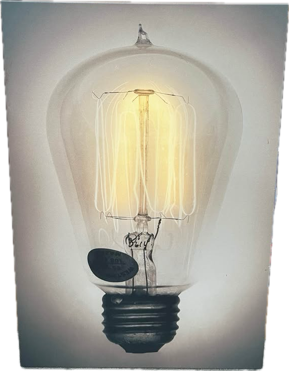Edison Bulb Print- OPEN BOX
