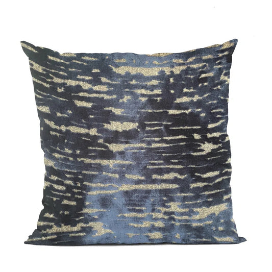 Navy and Gold throw pillows