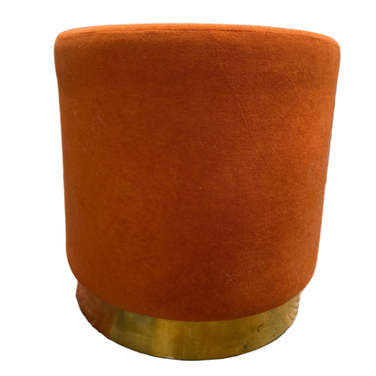 Orange Ottoman