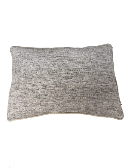 Textured Suede Lumbar Pillow