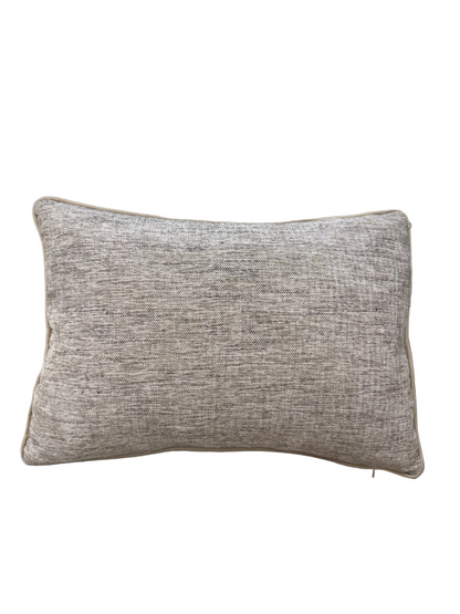 Textured Suede Lumbar Pillow