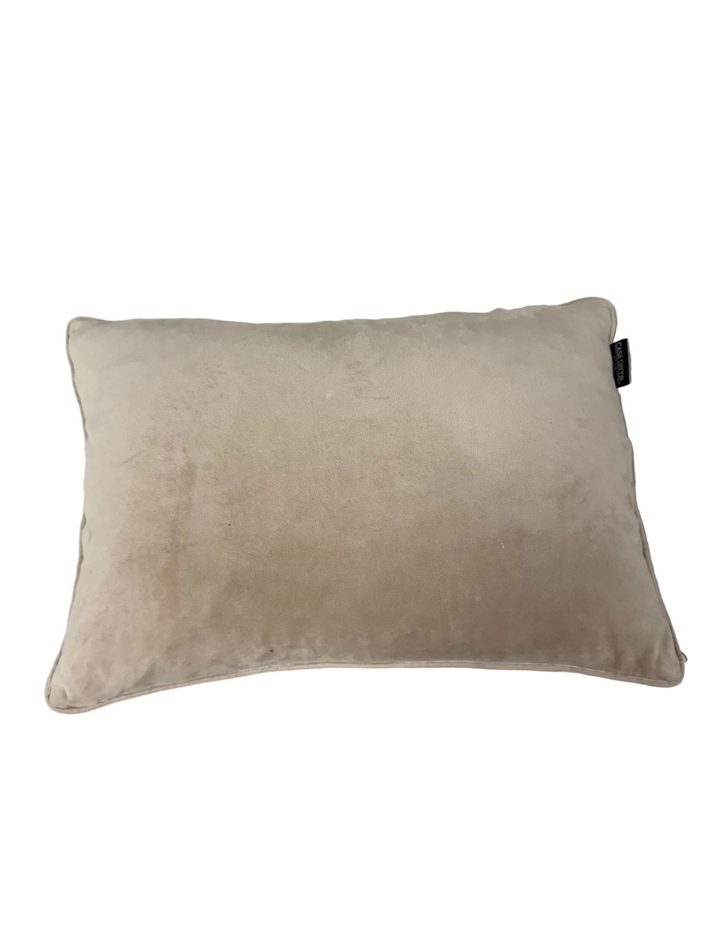 Textured Suede Lumbar Pillow