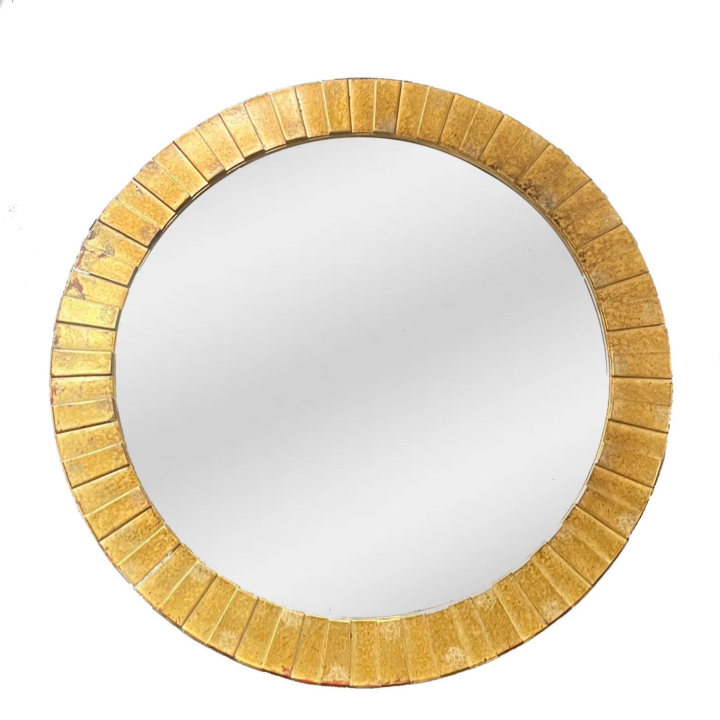 34'' Gold Round Mirror *Open Box