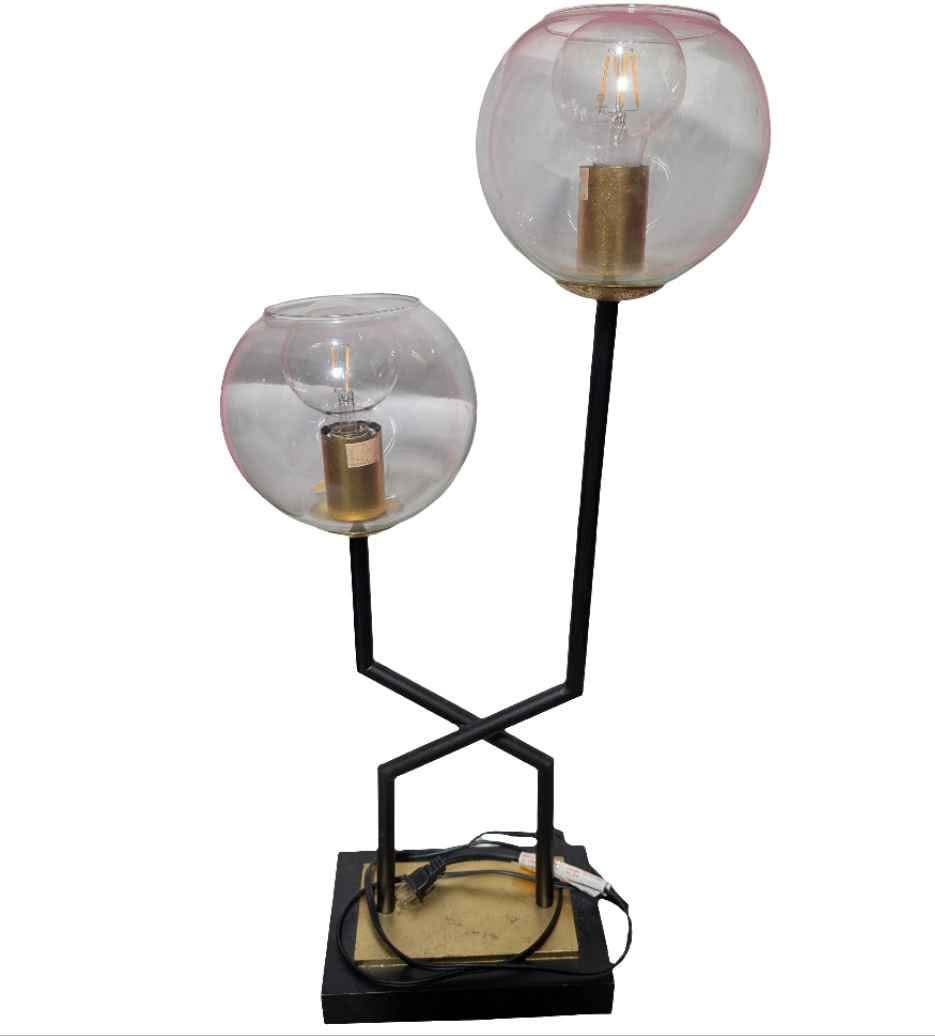 Black 2 Tier Lamp