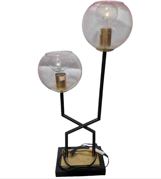 Black 2 Tier Lamp