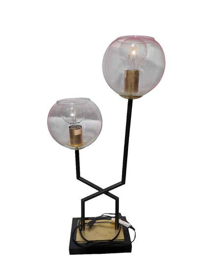 Black 2 Tier Lamp