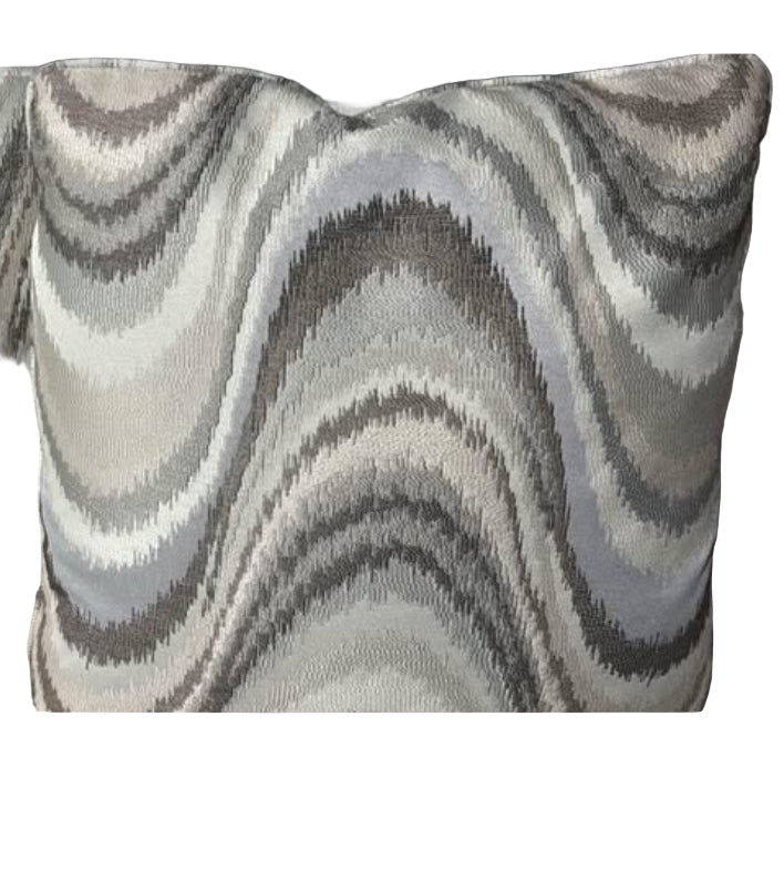 Large Wavey Swirl Pillows (Set of 2)-OPEN BOX