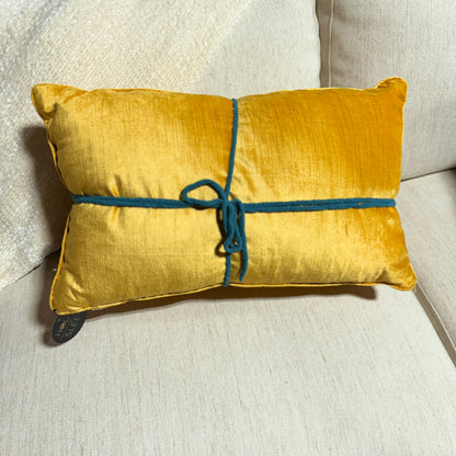 Gold Lumbar Accent Pillow Set of 2