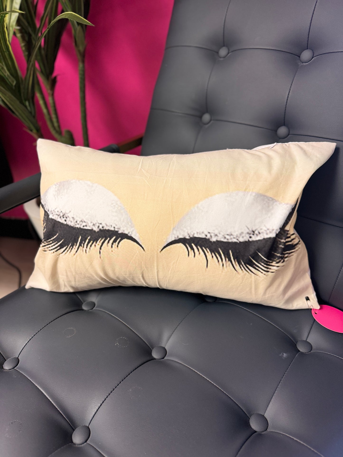 EyelashLumbar Pillow (12”x20”) -