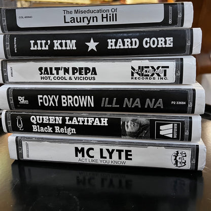 Female Cassette Tape S/6 Books  Female Rap