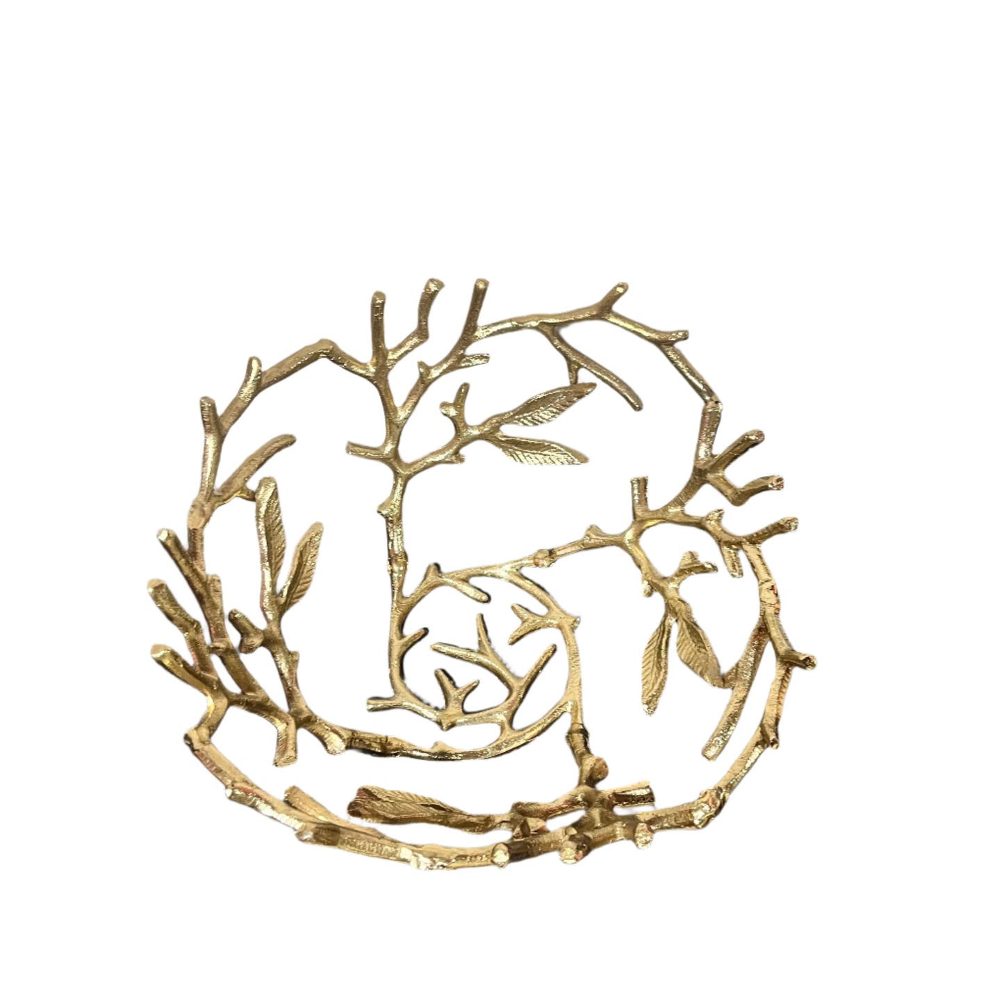 Decorative Gold Leaf Sculpture-OPEN BOX