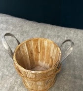 Wooden Bucket- Open Box