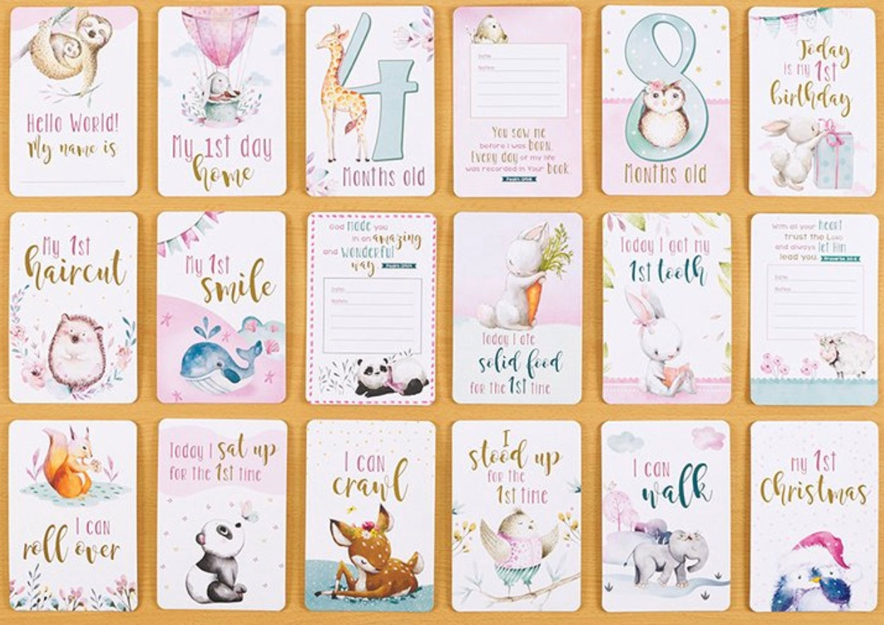 Card Box My Baby Girl's Milestones