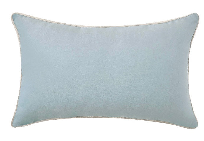 Modern Velvet Color Block Pillow - 12"x20"