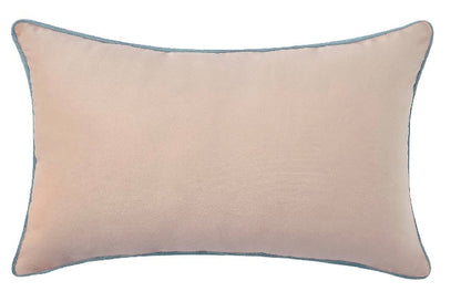 Modern Velvet Color Block Pillow - 12"x20"