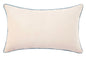 Modern Velvet Color Block Pillow - 12"x20"
