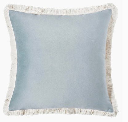 Naomi Light Blue Pillow - 18"x18"