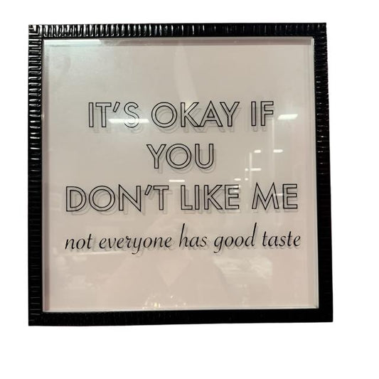 "It's Okay" Art Frame - Open Box