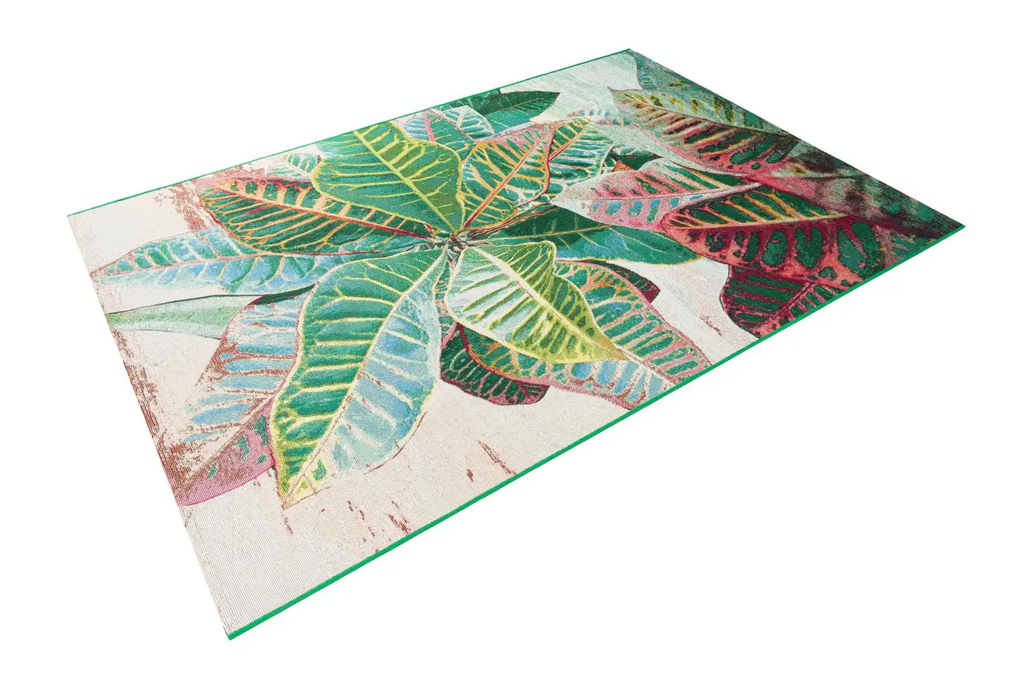 Multi 5' 3 x 8' Outdoor Botanical Rectangle Rug