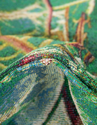 Multi 5' 3 x 8' Outdoor Botanical Rectangle Rug