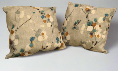 Watercolor Flower Pillows (Set of 2)