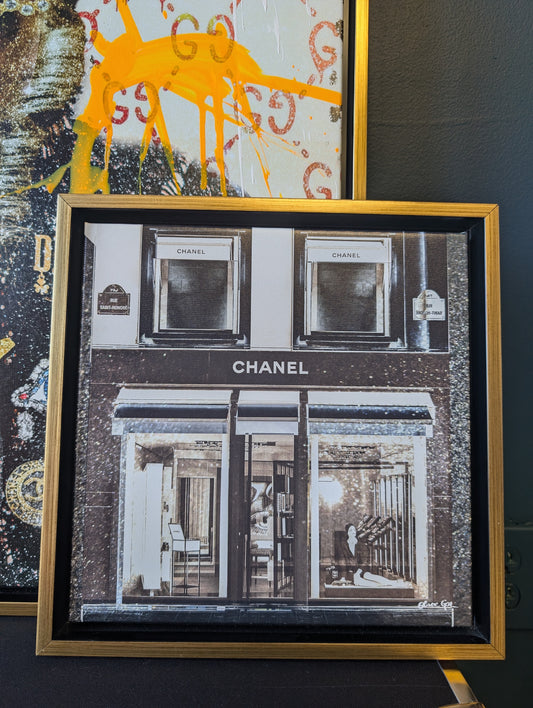 Oliver Gal Chanel Storefront Print- Open Box