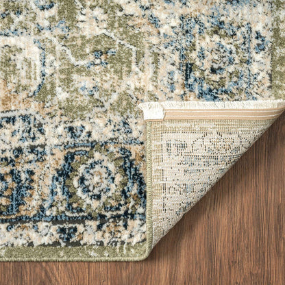Vintage Blue Runner Rug- 3’ x 6’